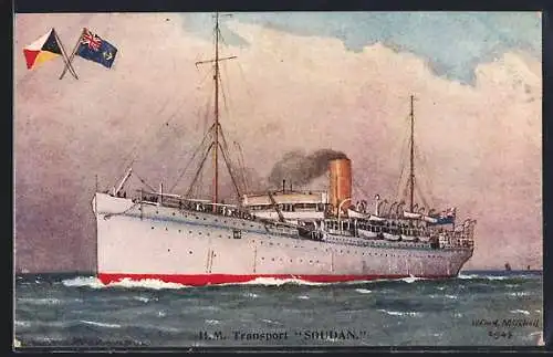 Künstler-AK HM Transport Soudan