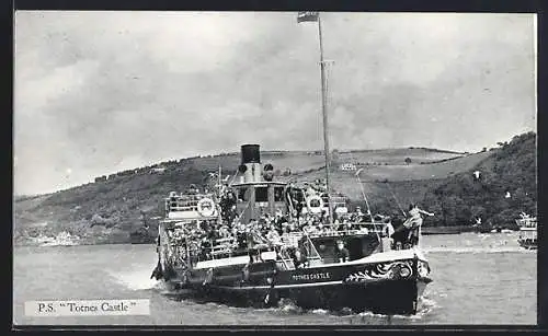 AK PS Totnes Castle auf See