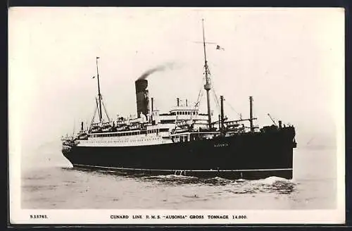 AK RMS Ausonia der Cunard Line