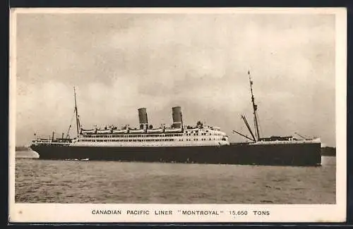 AK Canadian Pacific Liner Montroyal