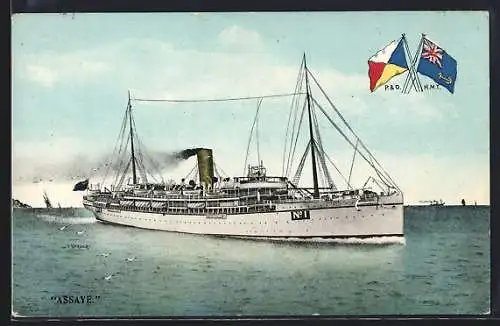 AK Dampfer Assaye der P & O