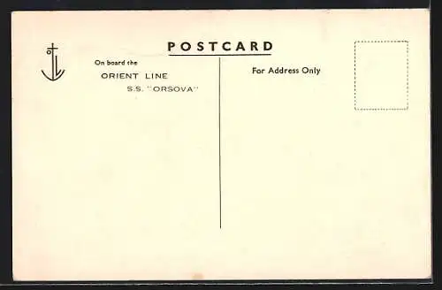 AK Passagierschiff S.S. Orsova bei voller Fahrt