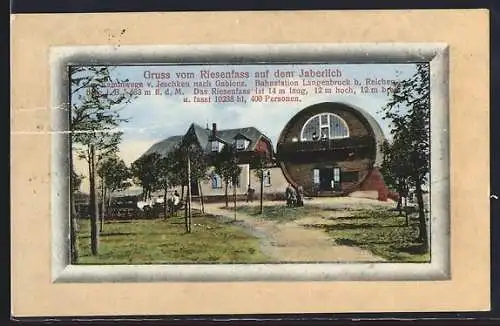 AK Langenbruck i. B., Gasthaus Riesenfass auf Jaberlicherberg