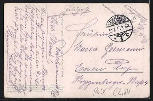 Künstler-AK Walter Georgi: Postkutsche