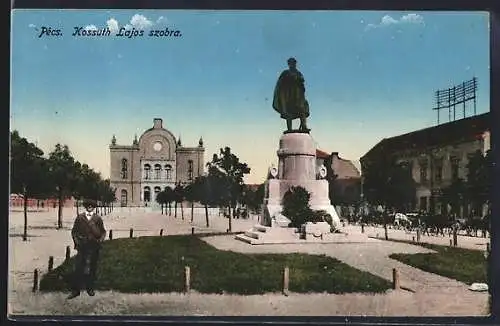 AK Pecs, Kossuth Lajos Szobra