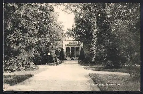AK Berlin-Charlottenburg, Mausoleum, Aussenansicht