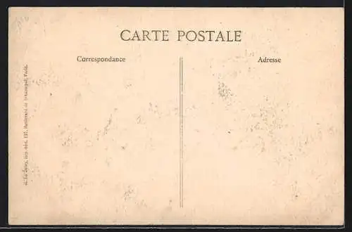 AK Les Zeppelins sur Paris, Effet d`un bombe, Verwüstung durch Zeppelin