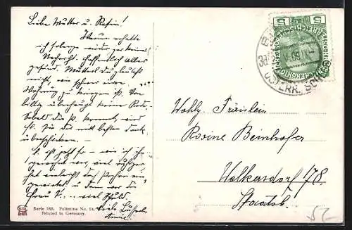 Künstler-AK F.Perlberg: Jerusalem, der Ölberg, the Mount of Olives, le mont des Oliviers