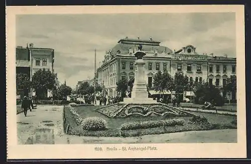 AK Braila, Partie am St. Archangel-Platz