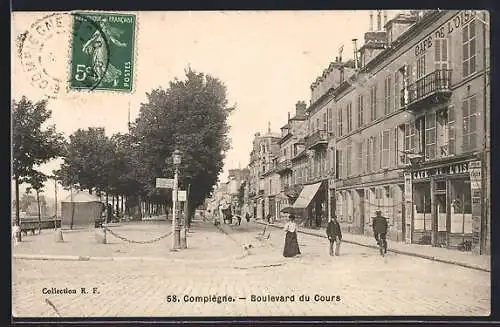 AK Compiègne, Boulevard du Cours
