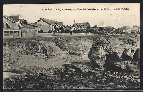 AK Préfailles, Côte Saint-Gildas, Les Chalets sur la Falaise