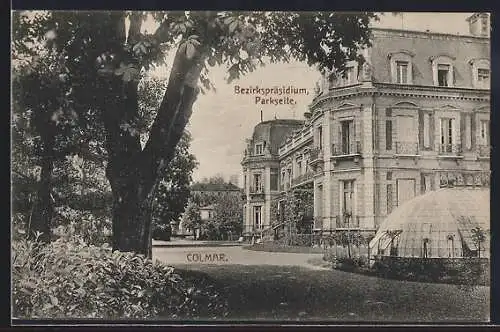 AK Colmar, Bezirkspräsidium, Parkseite