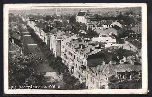 AK Wilna, Blick auf die Georgstrasse