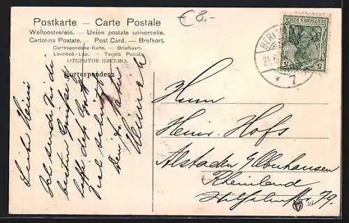 AK Berlin-Schöneberg, Partie am Victoria Luise-Platz