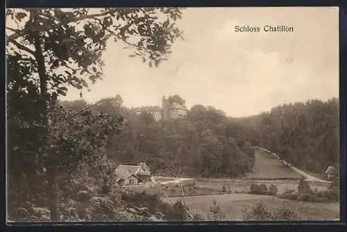 AK Chatillon, château, vue générale