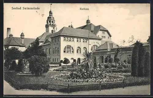 AK Swinemünde, Anlagen am Kurhaus
