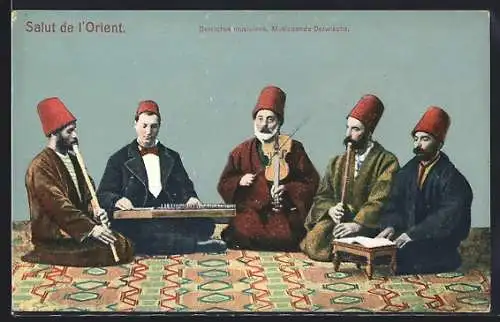 AK Derviches musiciens, arabische Musiker