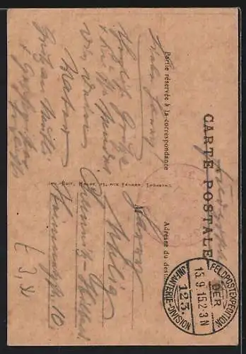 AK Vimy, L`Eglise et le Mont, Panorama de Lorette, Chateau de Rollencourt