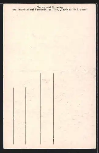 AK Mitau, Blick zum Rathaus