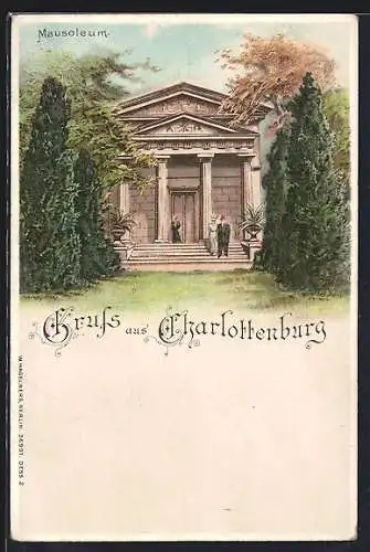 Lithographie Berlin-Charlottenburg, Mausoleum