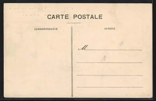 AK Troyes, Inondation Janvier 1910, Allee Weber apres l`inondation