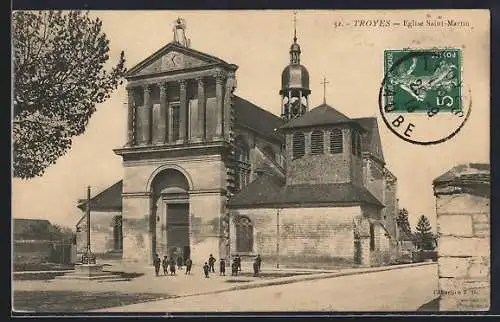 AK Troyes, Église Saint-Martin