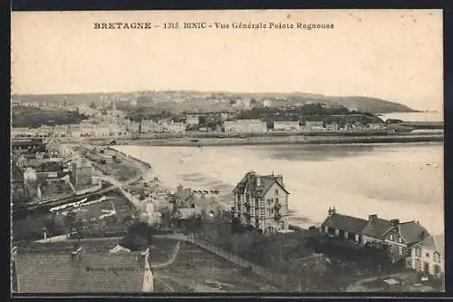 AK Binic /Bretagne, Vue Générale Pointe Rognouse