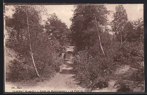 AK Taverny, Forêt de Montmorency, Le Pont du Diable