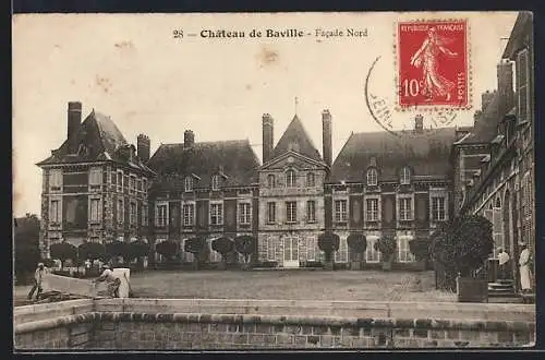 AK Baville, Château de Baville, Facade Nord