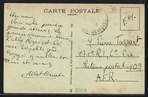 AK Domont, L`Abside de l`église