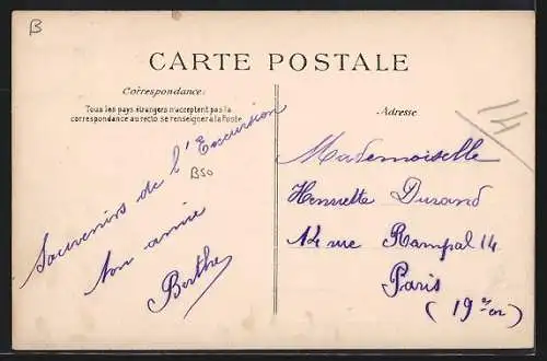 AK Saint-Leu-Taverny, Villa Bellevue, Facade