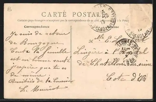 AK Marines, Hospices Cartry et statue devant le bâtiment