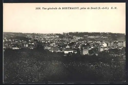 AK Montmagny, Vue générale de Montmagny prise de Deuil