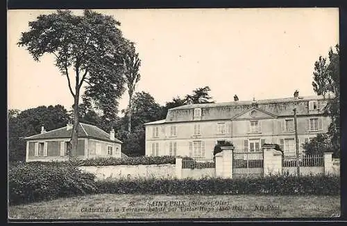 AK Saint-Prix, Château de la Terrasse habité par Victor Hugo (1849-1851)