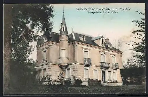 AK Saint-Brice, Château de Baslay, Propriété Leberthier