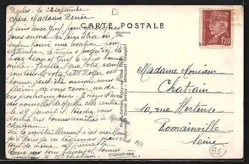 AK Presles, Vue d`ensemble, prise de la Gare