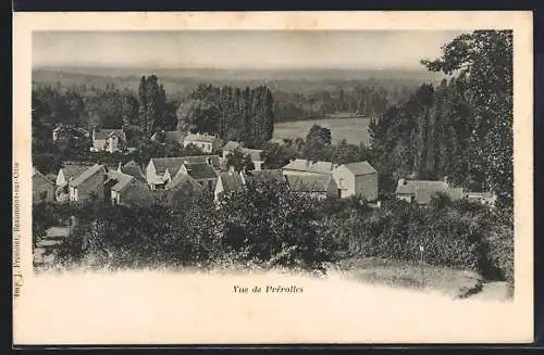 AK Prérolles, Vue de Prérolles