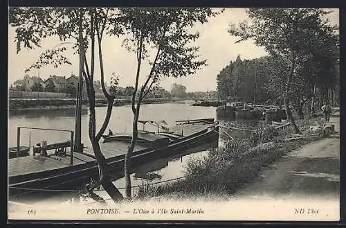 AK Pontoise, L`Oise à l`Île Saint-Martin