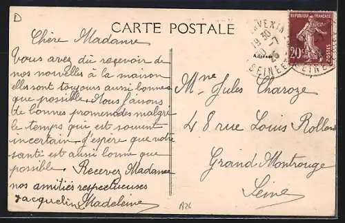 AK Magny-en-Vexin, Vue sur l`Aubette