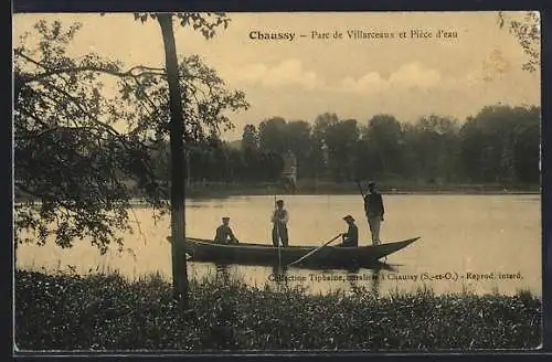 AK Chaussy, Parc de Villarceaux et Pièce d`eau