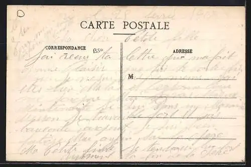 AK Chaussy, Vue générale du village et des champs environnants