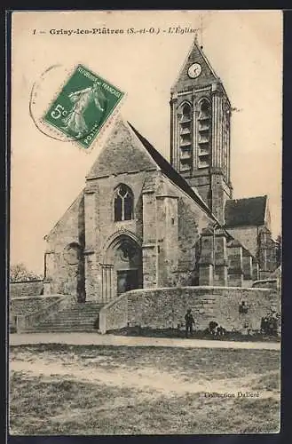 AK Grisy-les-Plâtres, L`Église