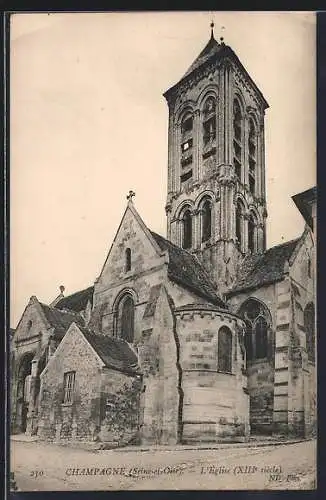 AK Champagne, L`Église (XIIIe siècle)