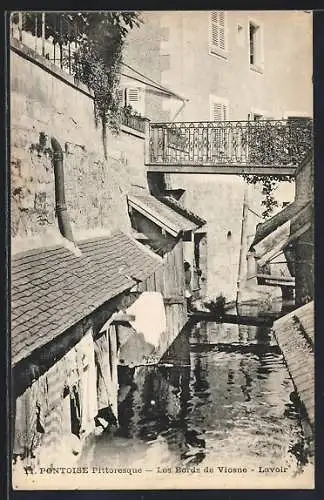 AK Pontoise, Les Bords de Viosne, Lavoir