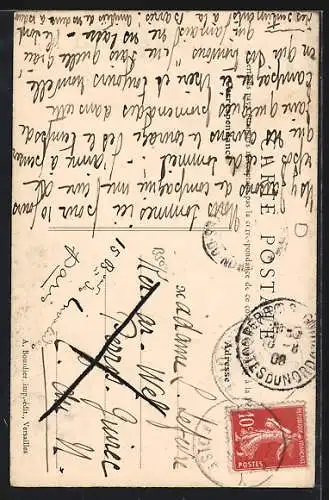 AK Cergy, Le Clocher pris du Pont de Cergy