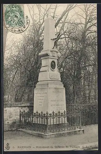 AK Parmain, Monument de Défense de Parmain