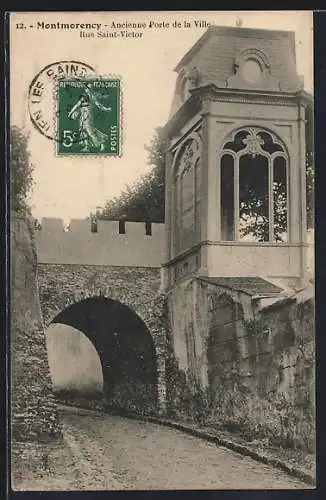 AK Montmorency, Ancienne Porte de la Ville, Rue Saint-Victor