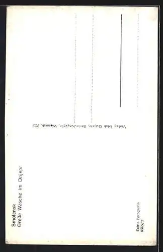 AK Smolensk, Grosse Wäsche im Dnjepr