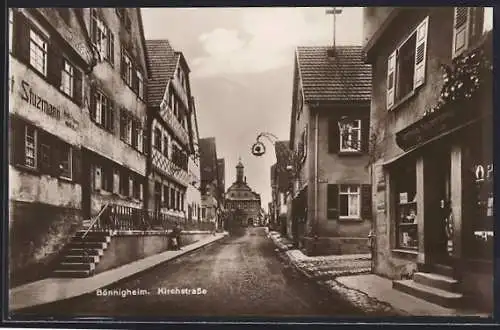 AK Bönnigheim, Partie in der Kirchstrasse