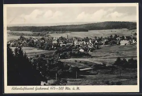 AK Gschwend / Württ., Höhenluftkurort, Gesamtansicht